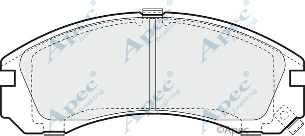 APEC PAD781 - Kit de plaquettes de frein, frein à disque cwaw.fr