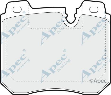 APEC PAD788 - Kit de plaquettes de frein, frein à disque cwaw.fr