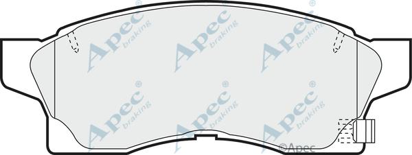 APEC PAD787 - Kit de plaquettes de frein, frein à disque cwaw.fr