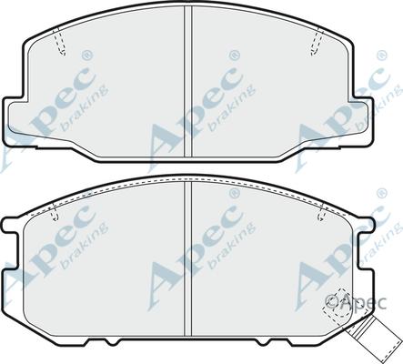 APEC PAD738 - Kit de plaquettes de frein, frein à disque cwaw.fr