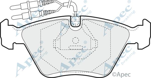 APEC PAD779 - Kit de plaquettes de frein, frein à disque cwaw.fr