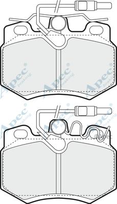 APEC PAD773 - Kit de plaquettes de frein, frein à disque cwaw.fr