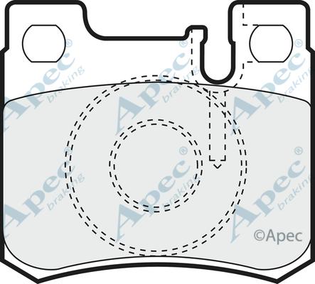 APEC PAD772 - Kit de plaquettes de frein, frein à disque cwaw.fr