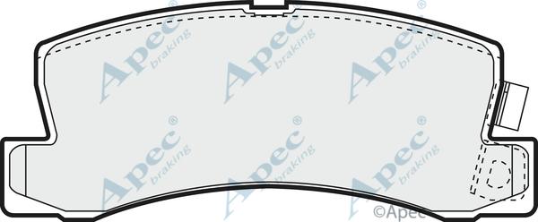 APEC PAD777 - Kit de plaquettes de frein, frein à disque cwaw.fr