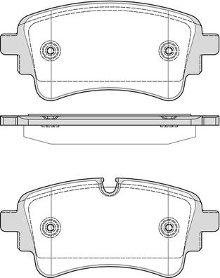 APEC PD4050 - Kit de plaquettes de frein, frein à disque cwaw.fr