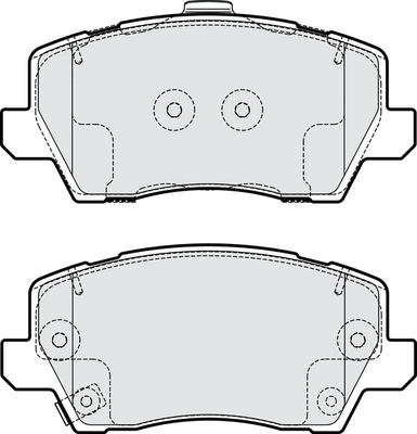 APEC PD4036 - Kit de plaquettes de frein, frein à disque cwaw.fr