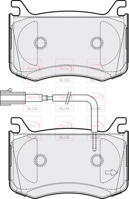 APEC PD4311 - Kit de plaquettes de frein, frein à disque cwaw.fr