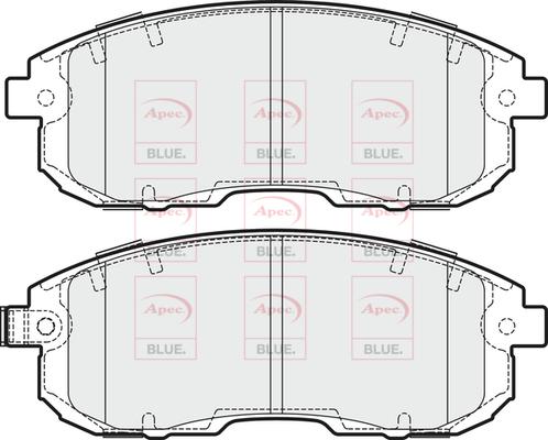 APEC PD4293 - Kit de plaquettes de frein, frein à disque cwaw.fr