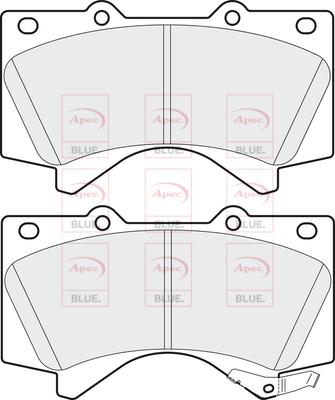 APEC PD4292 - Kit de plaquettes de frein, frein à disque cwaw.fr