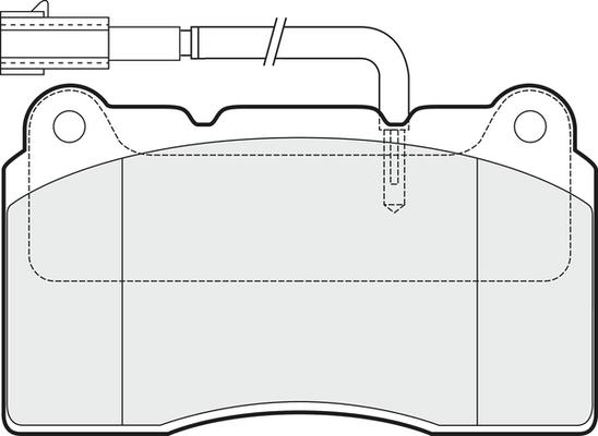 APEC PD4266 - Kit de plaquettes de frein, frein à disque cwaw.fr