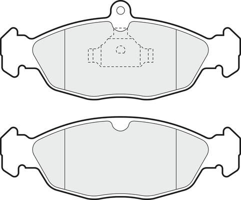 APEC PD4289 - Kit de plaquettes de frein, frein à disque cwaw.fr