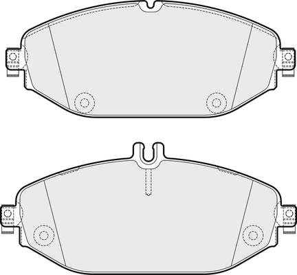 APEC PD4282 - Kit de plaquettes de frein, frein à disque cwaw.fr