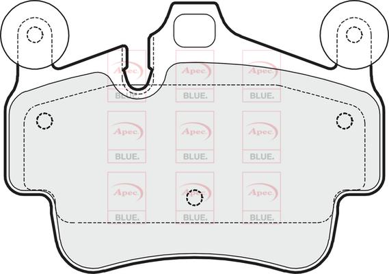 APEC PD4270 - Kit de plaquettes de frein, frein à disque cwaw.fr