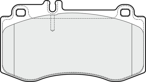 APEC PD4273 - Kit de plaquettes de frein, frein à disque cwaw.fr