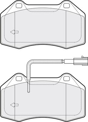 APEC PD4277 - Kit de plaquettes de frein, frein à disque cwaw.fr