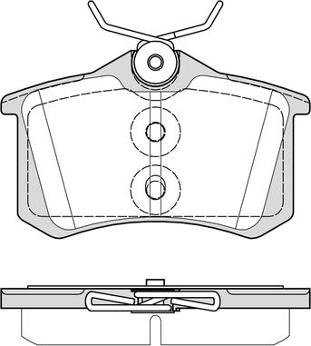 APEC PD3984 - Kit de plaquettes de frein, frein à disque cwaw.fr