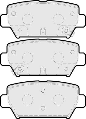 APEC PD3926 - Kit de plaquettes de frein, frein à disque cwaw.fr