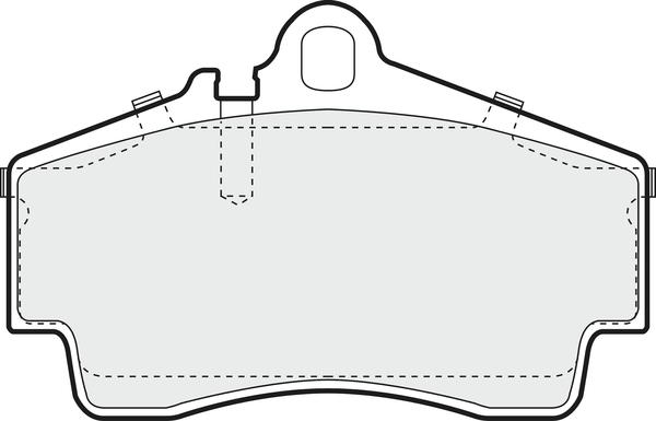 APEC PD3494 - Kit de plaquettes de frein, frein à disque cwaw.fr