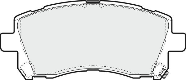 APEC PD3495 - Kit de plaquettes de frein, frein à disque cwaw.fr