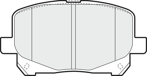 APEC PD3490 - Kit de plaquettes de frein, frein à disque cwaw.fr