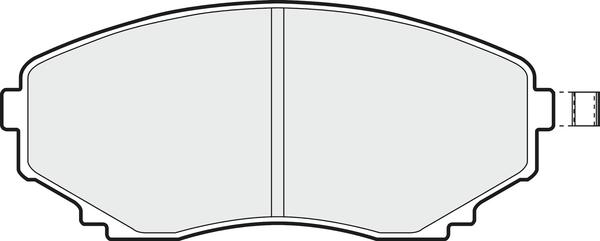 APEC PD3449 - Kit de plaquettes de frein, frein à disque cwaw.fr