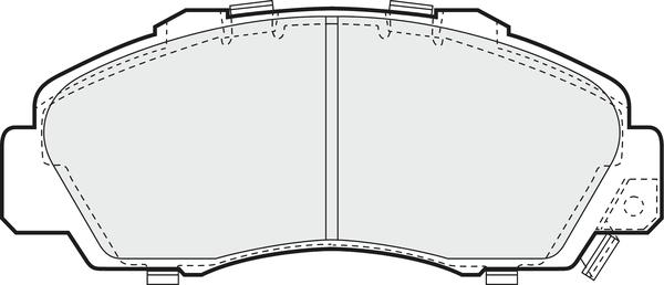 APEC PD3440 - Kit de plaquettes de frein, frein à disque cwaw.fr