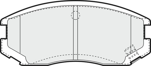 APEC PD3441 - Kit de plaquettes de frein, frein à disque cwaw.fr