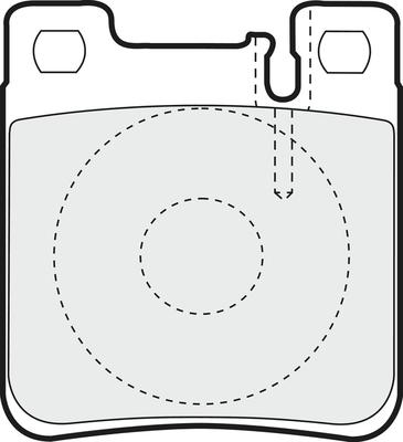 APEC PD3454 - Kit de plaquettes de frein, frein à disque cwaw.fr