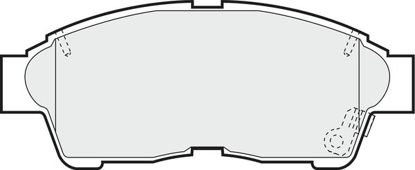 APEC PD3451 - Kit de plaquettes de frein, frein à disque cwaw.fr