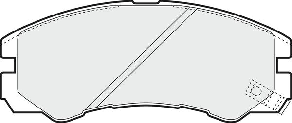 APEC PD3458 - Kit de plaquettes de frein, frein à disque cwaw.fr