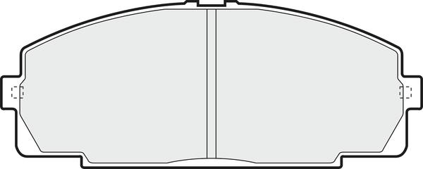 APEC PD3457 - Kit de plaquettes de frein, frein à disque cwaw.fr