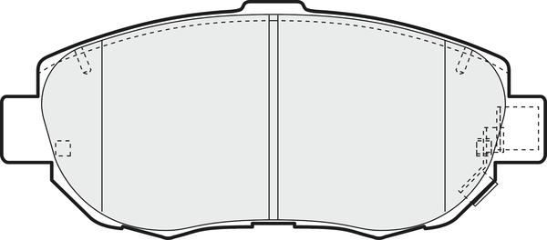 APEC PD3466 - Kit de plaquettes de frein, frein à disque cwaw.fr