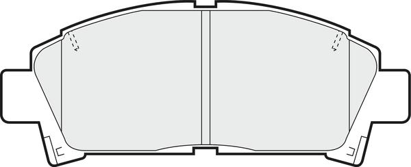 APEC PD3460 - Kit de plaquettes de frein, frein à disque cwaw.fr