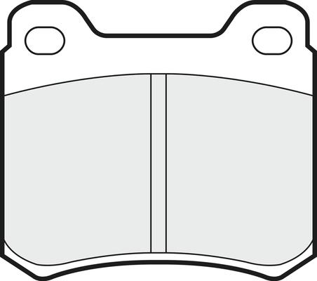 APEC PD3401 - Kit de plaquettes de frein, frein à disque cwaw.fr