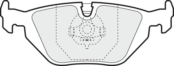 APEC PD3415 - Kit de plaquettes de frein, frein à disque cwaw.fr