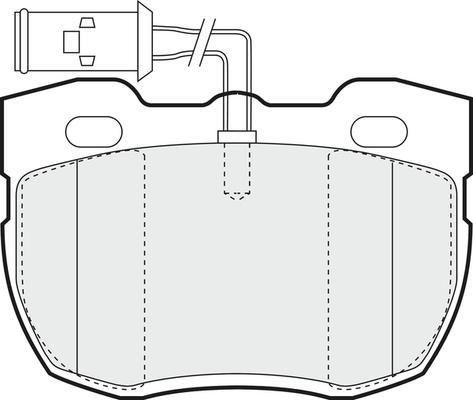 APEC PD3417 - Kit de plaquettes de frein, frein à disque cwaw.fr