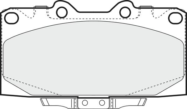 APEC PD3486 - Kit de plaquettes de frein, frein à disque cwaw.fr