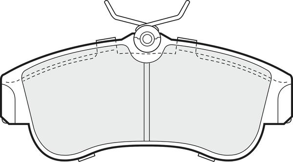 APEC PD3431 - Kit de plaquettes de frein, frein à disque cwaw.fr