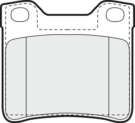 APEC PD3432 - Kit de plaquettes de frein, frein à disque cwaw.fr