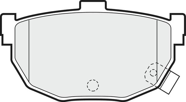 APEC PD3426 - Kit de plaquettes de frein, frein à disque cwaw.fr