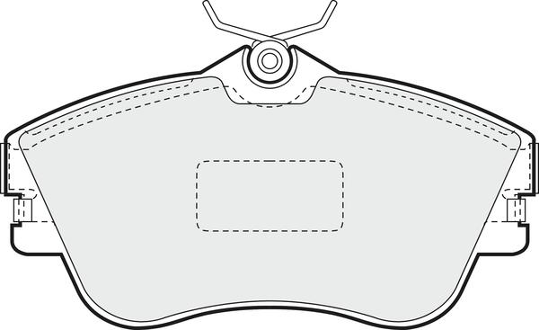 APEC PD3474 - Kit de plaquettes de frein, frein à disque cwaw.fr