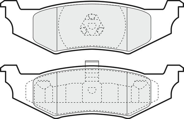 APEC PD3475 - Kit de plaquettes de frein, frein à disque cwaw.fr