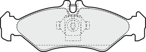 APEC PD3478 - Kit de plaquettes de frein, frein à disque cwaw.fr