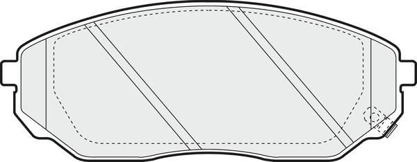 APEC PD3595 - Kit de plaquettes de frein, frein à disque cwaw.fr