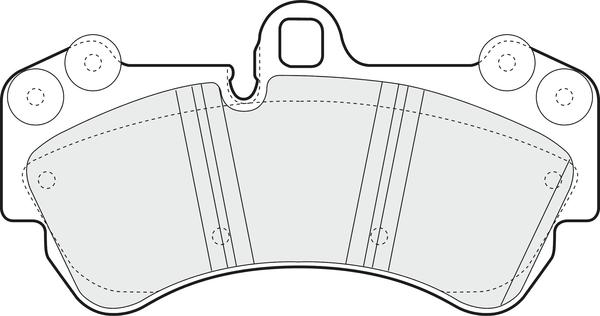 APEC PD3591 - Kit de plaquettes de frein, frein à disque cwaw.fr