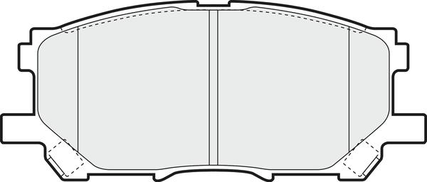 APEC PD3593 - Kit de plaquettes de frein, frein à disque cwaw.fr