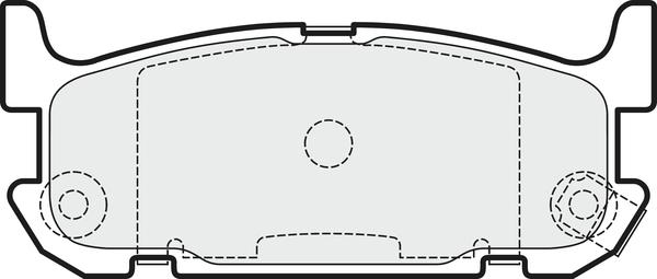 APEC PD3549 - Kit de plaquettes de frein, frein à disque cwaw.fr