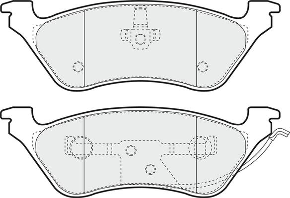 HELLA T1421 - Kit de plaquettes de frein, frein à disque cwaw.fr