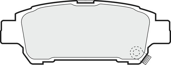 APEC PD3545 - Kit de plaquettes de frein, frein à disque cwaw.fr