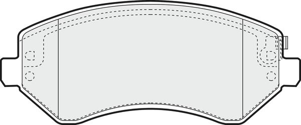 APEC PD3543 - Kit de plaquettes de frein, frein à disque cwaw.fr